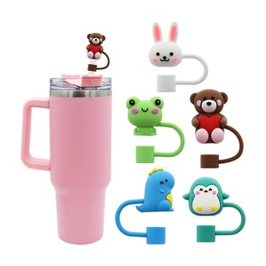 Straw Topper Charms Compatible 30&40Oz Tumbler Bow Tie Straw Covers Cap Girly Bulk Pretty Reusable Dust-Proof Stan-ley Straw Cap - Product Image 6