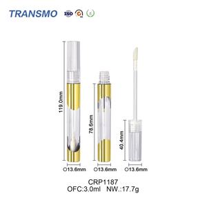 Nouveau design, tubes à gloss ronds OEM de haute qualité, tubes à huile pour les lèvres, vente en gros, tubes vides personnalisés de 3 ml, tubes fins pour baume à lèvres et gloss - Product Image 2