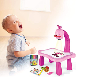Escritorio Infantil con Proyector Inteligente | Proyector de Aprendizaje para Dibujar y Pintar con Luz y Música - Product Image 3