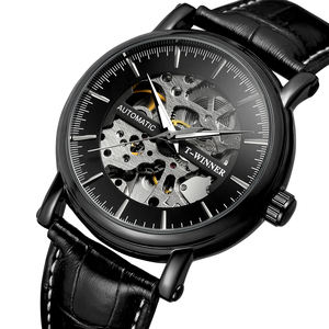 Çin üretici t-kazanan moda tasarım iskelet kol saati özel logo OEM bilek otomatik izle - Product Image 2