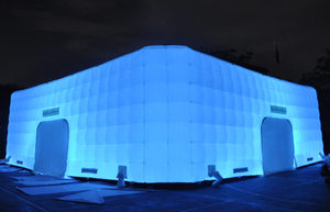Xz OEM ODM ngoài trời trắng lớn Inflatable hiển thị Cube với đèn LED không thấm nước triển lãm lều - Product Image 2