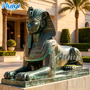 Estatua del Antiguo <span class=keywords><strong>Egipto</strong></span>, Diseño Famoso, Bronce Fundido, <span class=keywords><strong>la</strong></span> <span class=keywords><strong>Esfinge</strong></span>, Decoración Tradicional y Moderna para Exteriores, Escultura Grande en Venta - Product Image 2