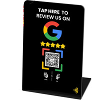 Stands Akrilik NFC Kode QR 13.56mhz yang Dapat Disesuaikan, Stands Kartu Display PVC NFC
