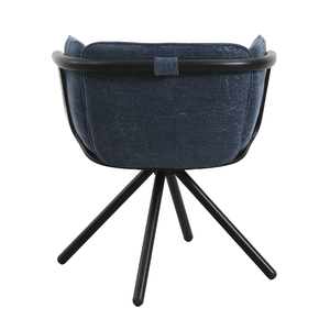 <span class=keywords><strong>Poltrona</strong></span> <span class=keywords><strong>scrivania</strong></span> girevole <span class=keywords><strong>con</strong></span> struttura in compensato curvo e cuscino quattro stelle gambe in metallo per casa ufficio o soggiorno - Product Image 3
