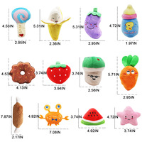 Jouet en peluche pour chien en peluche de dessin animé 10 11 12 paquets Jouet en peluche pour chien qui couine