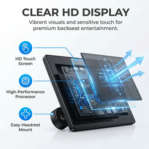 Reproductor <span class=keywords><strong>de</strong></span> Publicidad LCD Táctil <span class=keywords><strong>de</strong></span> 10 Pulgadas con Ranura para Tarjeta SIM 4G LTE, Señalización Digital con Texto Animado para Promoción Interior <span class=keywords><strong>de</strong></span> Taxis y Autobuses - Product Image 5