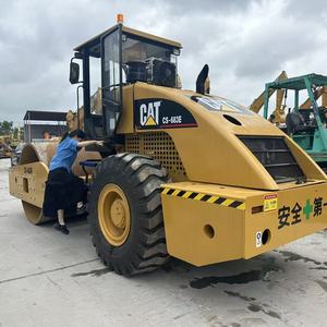 รถบดยาง CAT CS683E มือสองจากญี่ปุ่น แบบลูกกลิ้งเดี่ยว สำหรับบดอัดแอสฟัลต์ กำลัง 129 กิโลวัตต์ พร้อมปั๊มดีเซล ราคาดี - Product Image 4