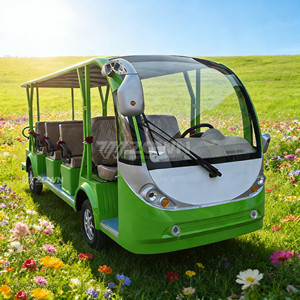 Bus touristique électrique à châssis stable, faible bruit, pour le transport de passagers dans les zoos, les safaris et les zones touristiques. - Product Image 2