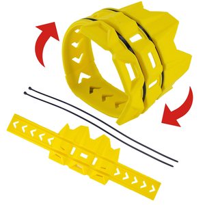 Universal Motorcycle Exhaust Heat <b>Shield</b> Cover Muffler Pipe <b>Guard</b> Leg Bumper - Product Image 3