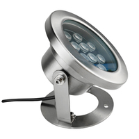 Lampes de fontaine DMX RGB basse tension 24W, éclairage de piscine sous-marin