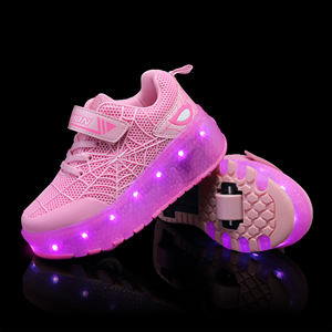 Patines con Ruedas para Niños y Niñas, Ajustables, con Luces LED Intermitentes, Dos Ruedas, Carga USB - Product Image 5