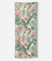 Serviette de plage personnalisée en microfibre PET recyclée, sans sable, luxueuse, antimicrobienne, séchage rapide, antidérapante, à rayures, par sublimation, vente en gros