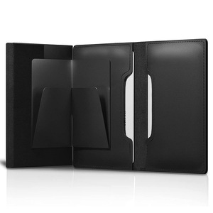 Portacarte in Vera Pelle a Righe Minimalista in Fibra di Carbonio Ultra-Sottile con Funzione Pop-Up, <span class=keywords><strong>Portafoglio</strong></span> per <span class=keywords><strong>Carte</strong></span> di Credito Smart con Blocco RFID e Supporto per AirTag - Product Image 6