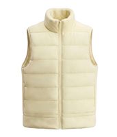 Gilet matelassé réversible d'hiver sur mesure, doublure polaire douce, fermeture éclair intégrale, sans manches, logo OEM