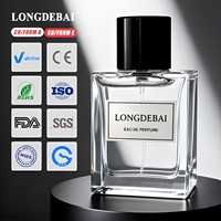Elegantes Frascos de Perfume de Vidrio Personalizados para Hombre, 30ml 50ml 100ml, Transparentes, Cuadrados, Vacíos, con Pulverizador