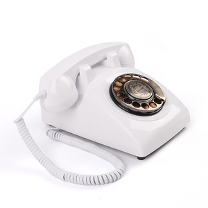 Nuovo metallo rotativo antico telefono di registrazione telefono Vintage matrimonio cabina telefonica decorazione Audio libro degli ospiti - Product Image 1