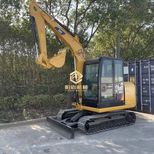 Excavatrice CAT 305.5E d'occasion de haute qualité, 5,5 tonnes, petite machinerie de construction pour l'aménagement paysager, municipal et agricole, en bon état - Product Image 5