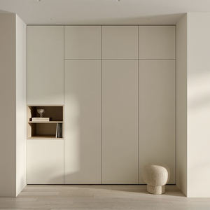 Armario de dormitorio de madera personalizado independiente con puertas de MDF Diseño moderno Almacenamiento de gran capacidad - Product Image 2