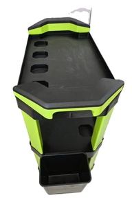 Autodetailing gereedschapskar reparatiewerkplaats autowasfolie platte duwkar kleine <span class=keywords><strong>trolley</strong></span> reiniging lichtgewicht handkar - Product Image 5