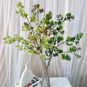 Usine de fleurs artificielles Meiyu Craft, plantes vertes artificielles en plastique, fleurs artificielles de style nordique, décoration de la maison, accessoires de mariage, salon - Product Image 1