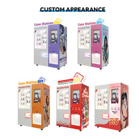 Mini distributeur automatique de coques de téléphone commercial avec fonction de téléchargement mobile et imprimante DIY intelligente