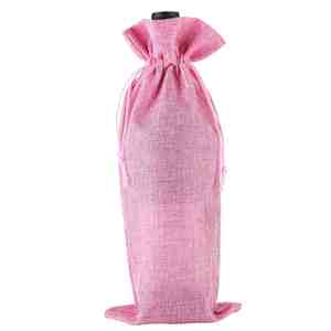 Bolsa de Yute Ecológica para Botella de Vino Tinto, con Logotipo Personalizado, de Alta Calidad, para Regalo de Navidad, con Empaque Exterior Exquisito - Product Image 2