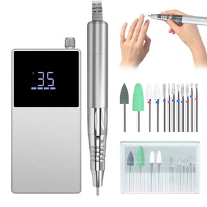 Kit d'ongles manucure 2029 AT-NDB-012 ensemble 35000 tr/min professionnel sans brosse <span class=keywords><strong>vernis</strong></span> à ongles enlever Machine - Product Image 1