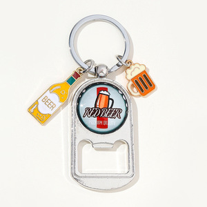 Décapsuleur en métal portable pour bouteilles de bière, porte-clés de <span class=keywords><strong>voiture</strong></span>, cadeau Fête des Pères pour papa - Product Image 4