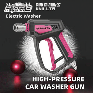 Lavadora eléctrica de alta presión eléctrica 5000PSI 350Bar 3/8 enchufe rápido 1/4 bloqueo automático Jet <span class=keywords><strong>Red</strong></span> pistola de pulverización para lavado de coches 350Bar giratorio - Product Image 2