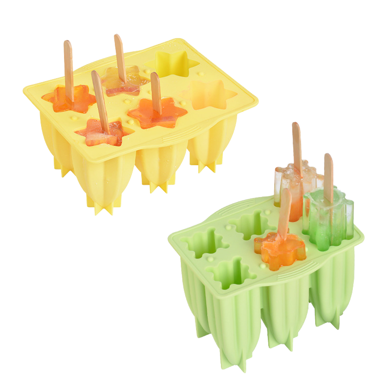 6 Holes Silicone Round Bar Whiskey