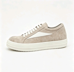 Zapatos Casuales <span class=keywords><strong>de</strong></span> Diseñador para Hombre, Zapatos <span class=keywords><strong>de</strong></span> Skateboard Transpirables <span class=keywords><strong>de</strong></span> <span class=keywords><strong>Cuero</strong></span> Genuino <span class=keywords><strong>de</strong></span> Alta Calidad, con Malla Ligera, Suela Gruesa y Cordones - Product Image 4