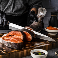Couteaux à fileter de cuisine de Chef japonais professionnel en acier inoxydable Sashimi Sushi poisson Yanagiba couteau avec poignée octangle ivoire