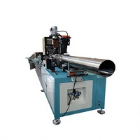 Machine automatique CNC 8 pouces pour le poinçonnage et le flangement de colliers de tubes en acier inoxydable, avec moteur à engrenages, pour le refroidissement liquide des serveurs IA et les centres de données