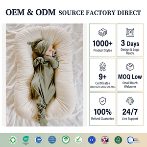 Hongbo Designer Knit Baby Gown Night Wholesale Private Label Baby <strong>Sleepsuit</strong> Bamboo Fiber Solid Colors Luxury Baby Gown - Product Image 1