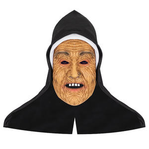 Halloween Horreur Sorcière Latex Couvre-chef Masque pour Street Performance Mascarade Parties <span class=keywords><strong>Film</strong></span> Props Simulation Fantôme Forme - Product Image 1