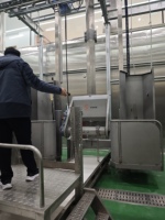 Machine à écorcher le bétail automatique haute performance, tire-peau pour abattoir de bovins, équipement de retrait de la peau