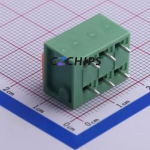 KF142R-5.08-3P Spring Terminal Block Bent Lead Through Hole,P=5.08mm Connector 5.08mm 3P 3 15A - Product Image 2