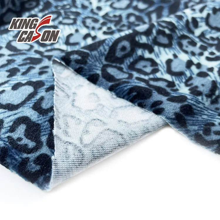 Kingcason Hot Verkoop Fabrikant Gezellig Op Maat Bedrukt/Kleur Spandex Super Zachte Fleece Stof Voor Thuis Textiel-Sofa Cover