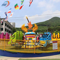 Juegos Mecánicos para Parques de Diversiones al Aire Libre, Atracciones Temáticas con Música y Luces LED