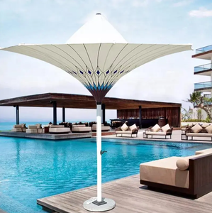 <span class=keywords><strong>Parasol</strong></span> extérieur de tulipe de parapluie d'hôtel de restaurant de publicité de marché à télécommande avec la lumière menée - Product Image 4
