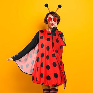 Costume da <span class=keywords><strong>coccinella</strong></span> di Halloween con abito da ala di <span class=keywords><strong>coccinella</strong></span> Cosplay - Product Image 2