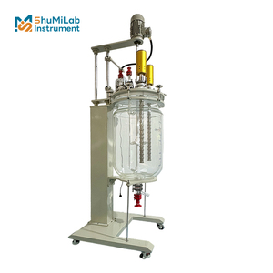 Lò phản ứng thủy tinh hai lớp 100L với chất đồng nhất siêu âm cho nghiên cứu sản xuất và xây dựng API - Product Image 3