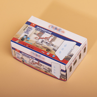 Boîte d'expédition biodégradable personnalisée pour l'expédition de Noël plastification mate sur impression de logo pour vêtements bijoux parfum cosmétiques