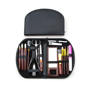 Set di pennelli per Pedicure per tagliaunghie strumenti per la cura personale Set di Manicure 17 pezzi - Product Image 1