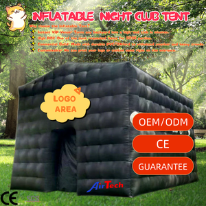Commercial Event Oxford Portable Backyard Party <b>House</b> <b>Inflatable</b> Nightclub Cube Tent Built-In Fan Celebration AIRTECH - Product Image 1