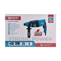 Marteau perforateur rotatif BIYOTI 26 mm SDS Plus, marteau de démolition électrique pour béton, perceuse à percussion