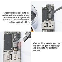 YCS焊锡膏138/150/183/199/215用于手机BGA CPU PCB维修无残留专用植球焊锡膏