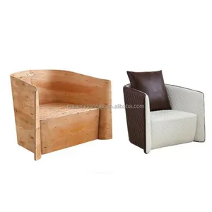 Home three seat sofa chair wood frame without upholstery for chair accessories