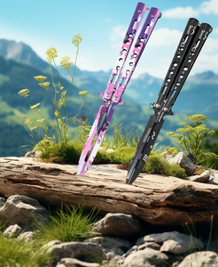 Couteau CSGO en acier inoxydable non affûté, pliable, pour entraînement, personnalisable - Product Image 6
