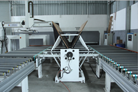 Machine de production du bois, panneau en ligne + porte, moulin à vent